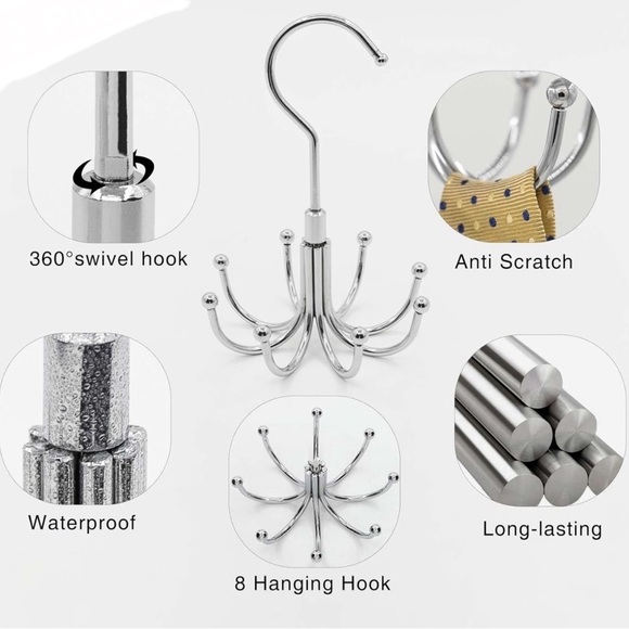 Holder Hanger Belts Ties Bags Scarfs and More - Picture 2 of 3